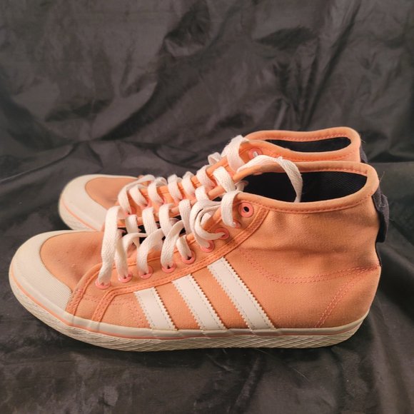 Adidas Women Basketball Canvas Shoes M19701Size 8 Pink Very Rare Limited - Picture 5 of 8